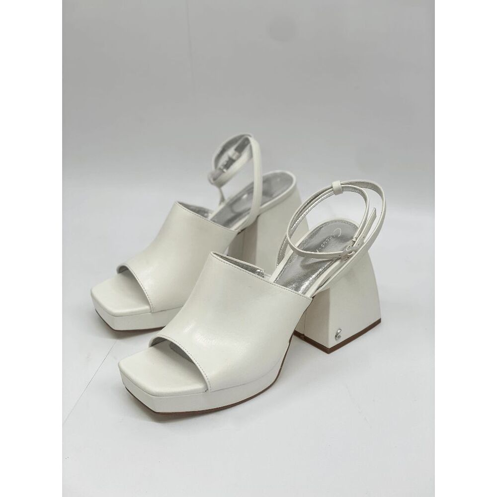 Circus NY by Sam Edelman Women's Miranda Two Piece Platform Sandals - White 9M